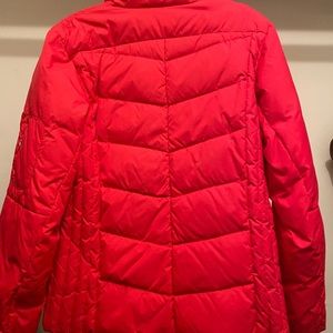 Womens Medium Lands End short puffer coat